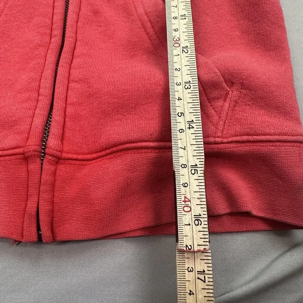 Polo Ralph Lauren Hoodie Boys 5 Red Full Zip Big Pony Embroidered Sweatshirt
